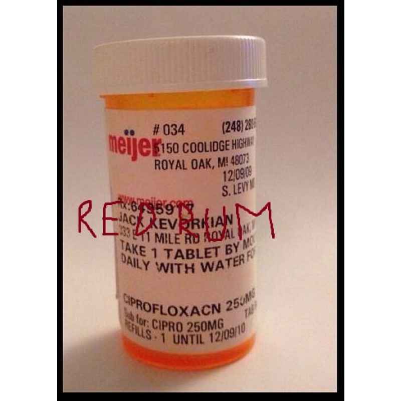 Original Jack Kevorkian Cyproflaxin vial used  and part of his very last medication from 2010