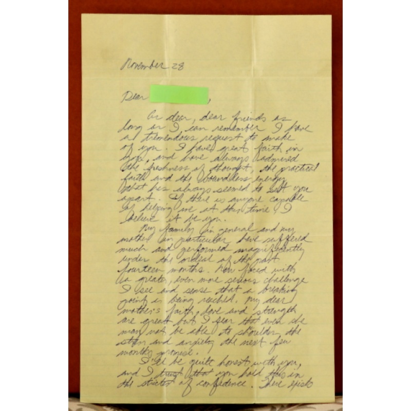 3 LETTERS FROM TED BUNDY  3 PAGE HANDWRITTEN  VERY PERSONEL LETTER  & 2 TYPEWRITTEN & SIGNED letters from Ted Bundy.. "Added better  Photos & lowered price"  "AUTHENTICATED" COA -Each letter has been Individually Authenticated W/ serial # to check on