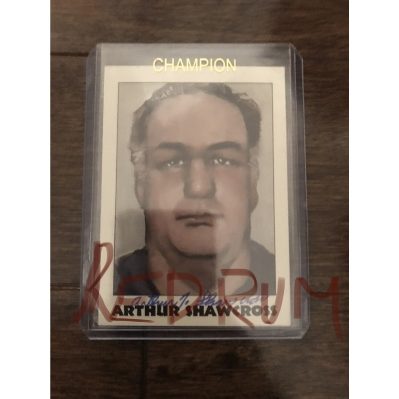 Arthur Shawcross signed Eclipse trading card from 1990’s