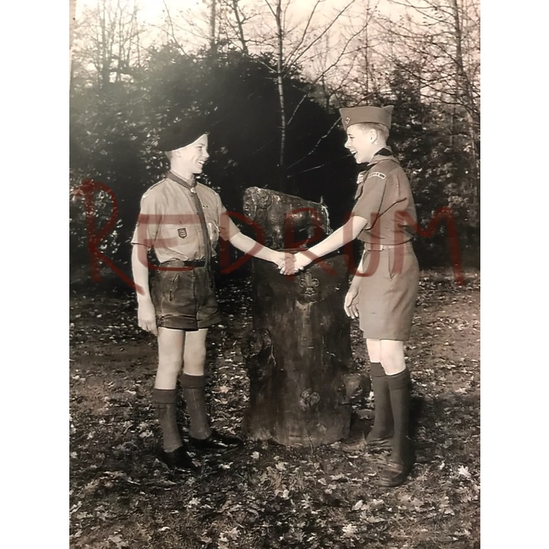 John Robinson Eagle Scout handshake 4 x 6 photograph late 1950’s