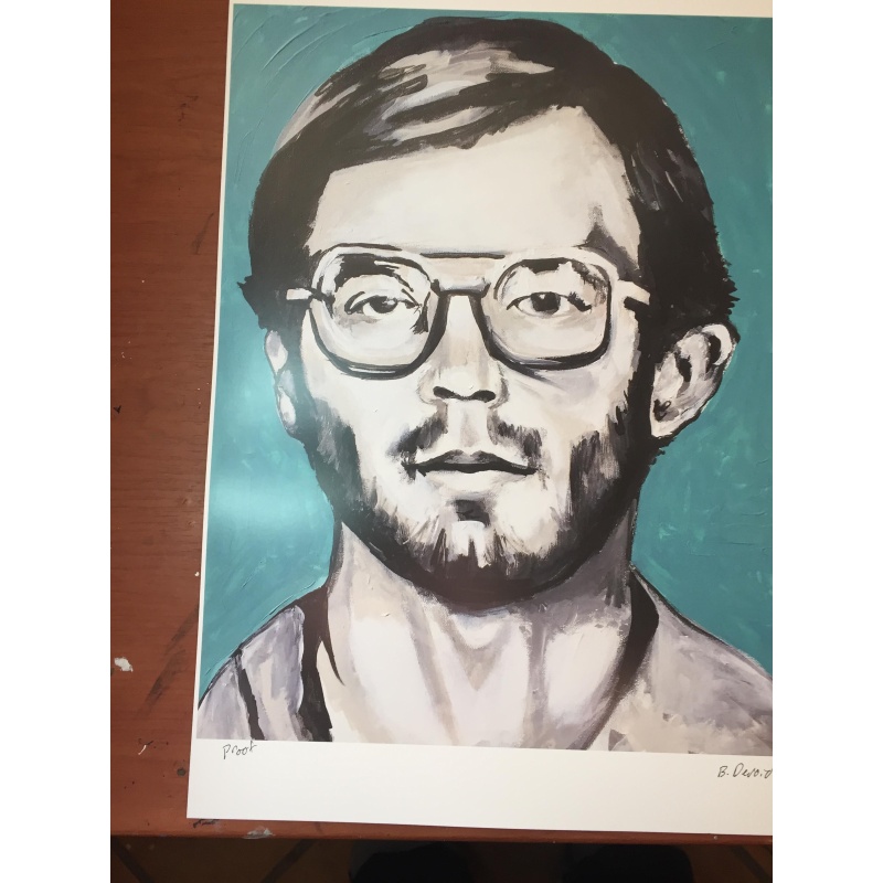 Jeffery Dahmer Portrait poster by Brandy Devoid