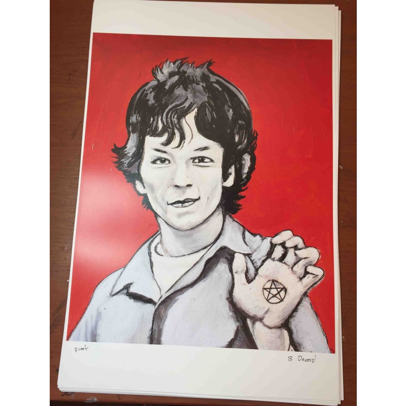 Richard Ramirez Portrait poster by Brandy Devoid