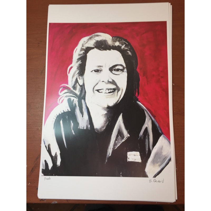 Aileen Wuornos Portrait poster by Brandy Devoid