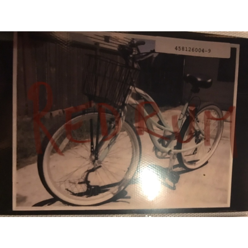 Andre Rand bike evidence 4 x 6 photograph