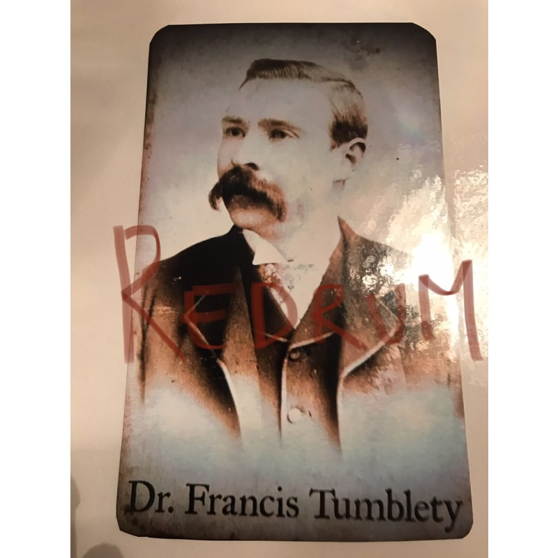 Dr. Francis Tumbelty 3.5 x 6 photograph Jack the Ripper suspect 1888