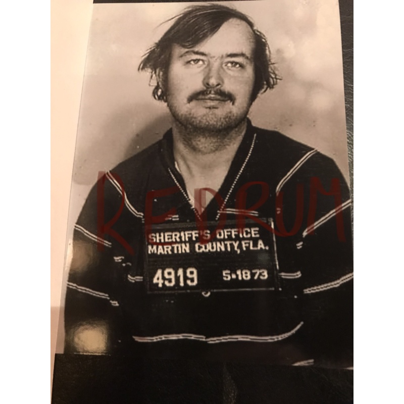 Gerard Schaffer Martin County 2 x 3 mugshot from 1973