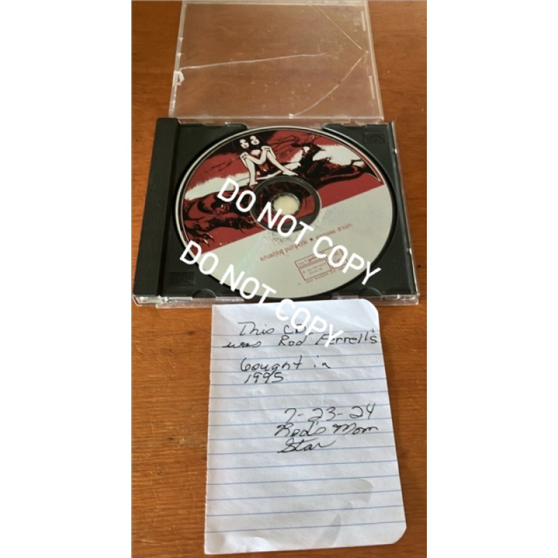 Convicted double murderer Rod Ferrell childhood owned CD with handwritten note from mother