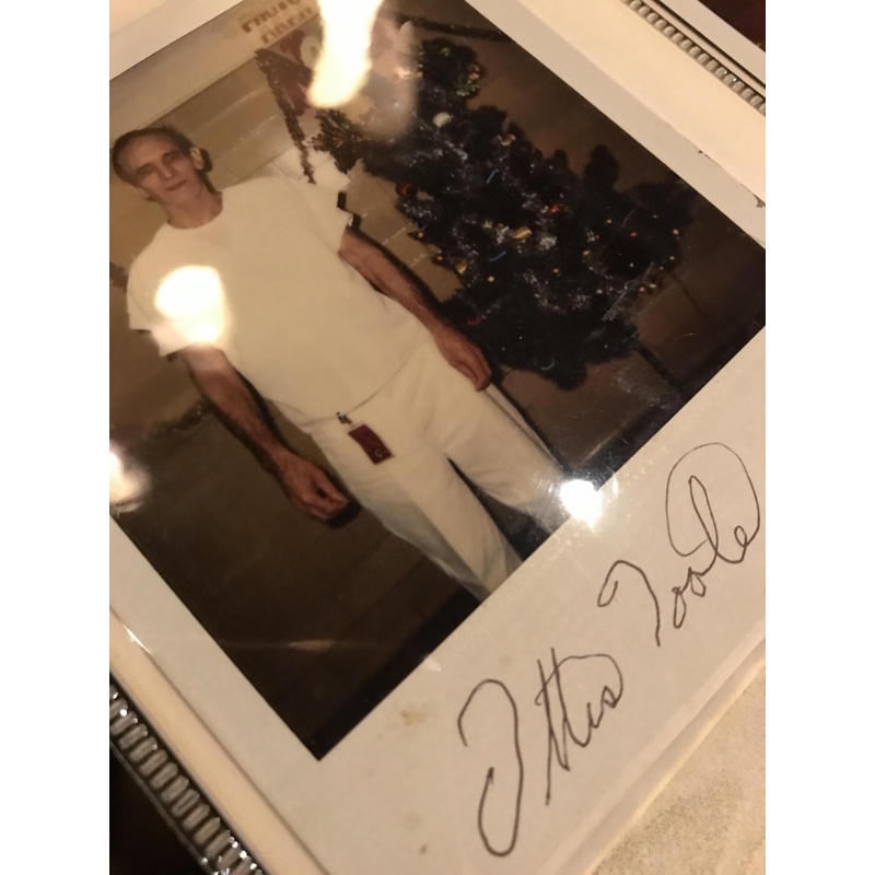 Deceased - Ottis Toole Original Christmas Polaroid from Florida State Prison