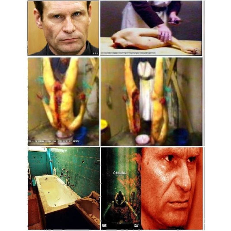 Armin Meiwes VHS boxes from his cannibal living room