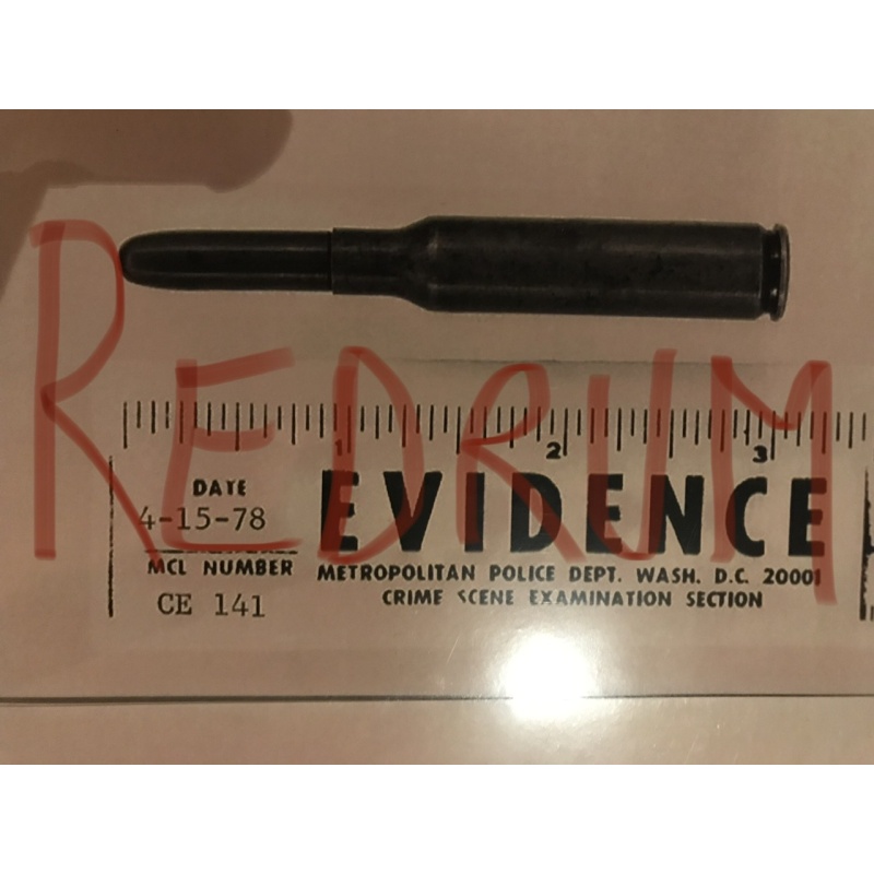 Lee Harvey Oswald 4 x 6 ballistic bullet crime scene evidence