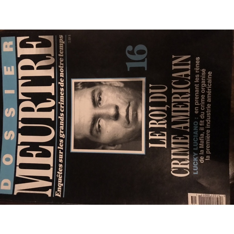 Lucky Luciano Dossier meurtre french magazine issue no.16