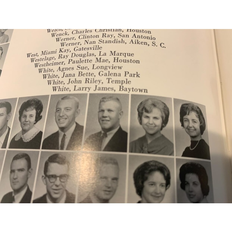 Charles Whitman (Deceased) 1963 University of Texas Cactus Yearbook