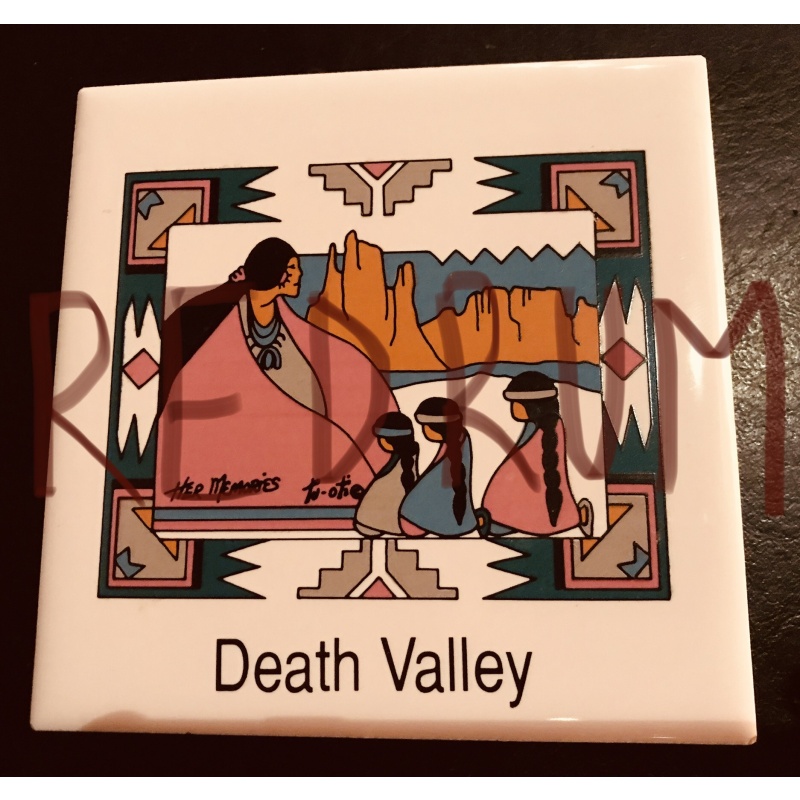 Charles Manson Death Valley California collectible Tile