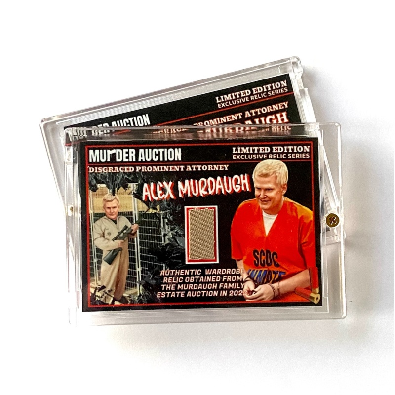 Alex Murdaugh Authentic “Pants Swatch” Estate Property Relic Card In Collector’s Case COA/Details On The Back PRE-ORDER!