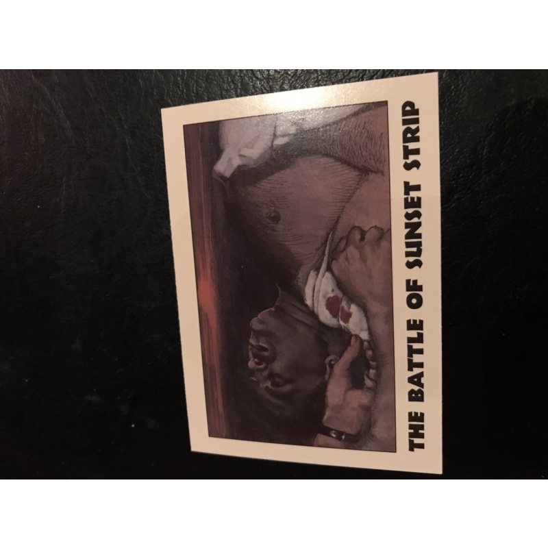 The battle of the sunset strip eclipse entreprise card no. 133 from 1992