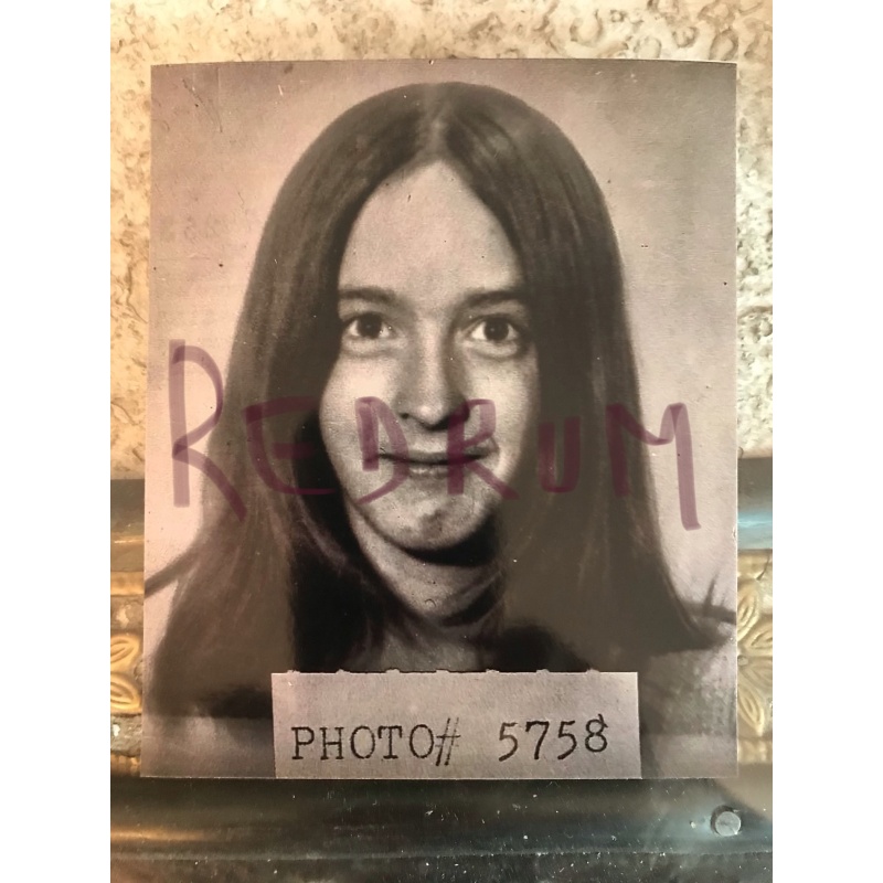 Susan Atkins 4 x 5 mugshot picture late 1960’s