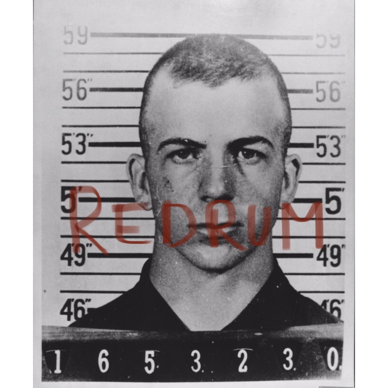 Rare Lee Harvey Oswald 4x6 marine early mugshot 1956