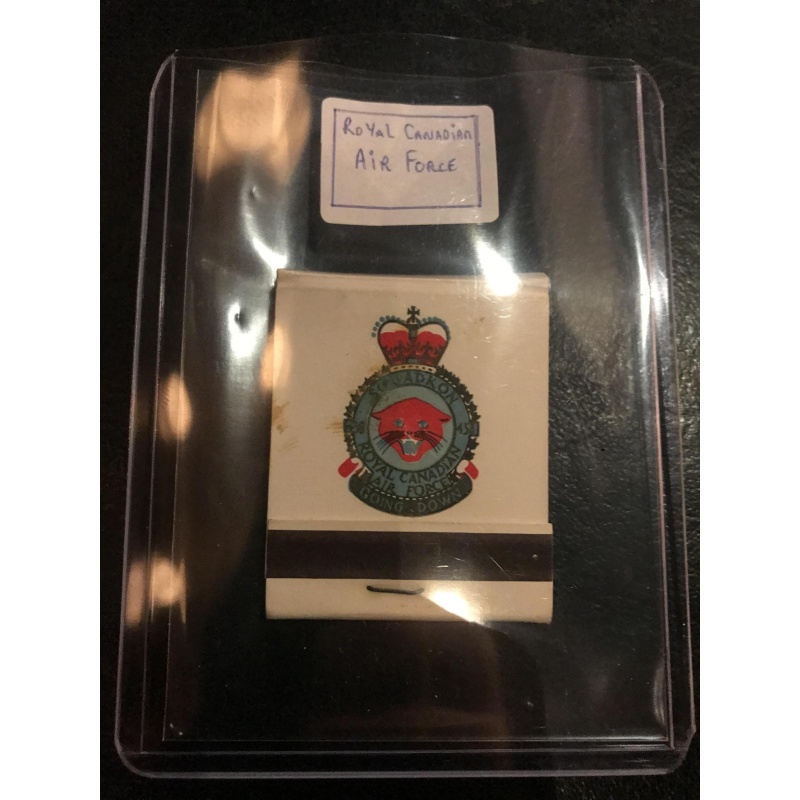 Royal Canadian Airforce complete matchbook with matches