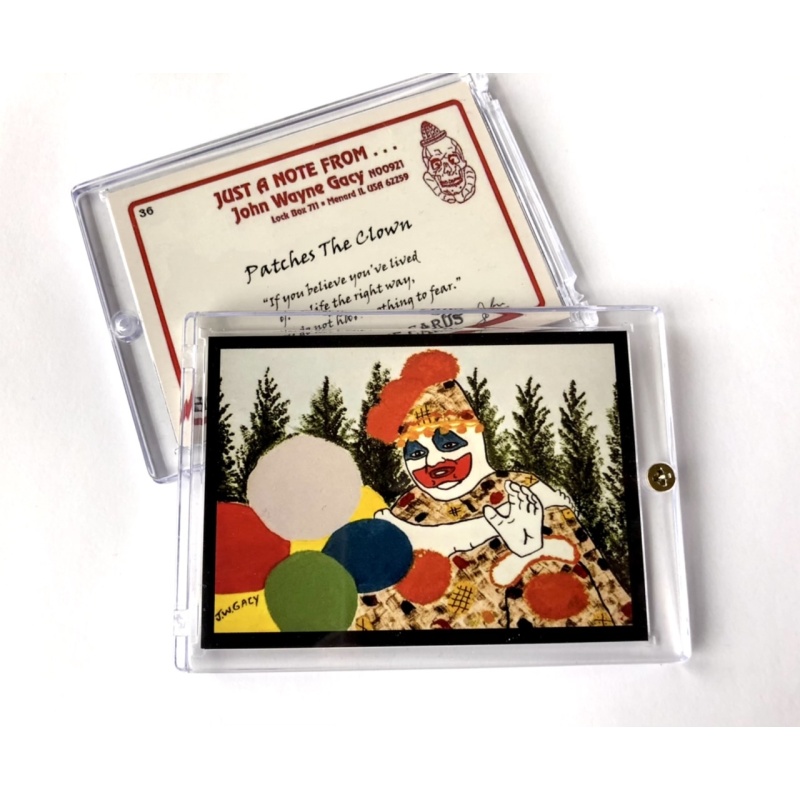 Patches The Clown JOHN WAYNE GACY Trading Card In Collector Case