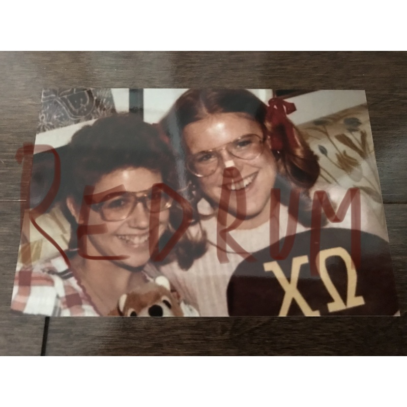 Kathy Kleiner and Karen Chandler Chi omega rare sorority 1978