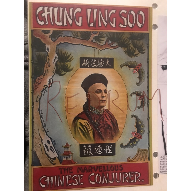 Chung Long Soo 4 x 6 poster photograph from early 1900’s