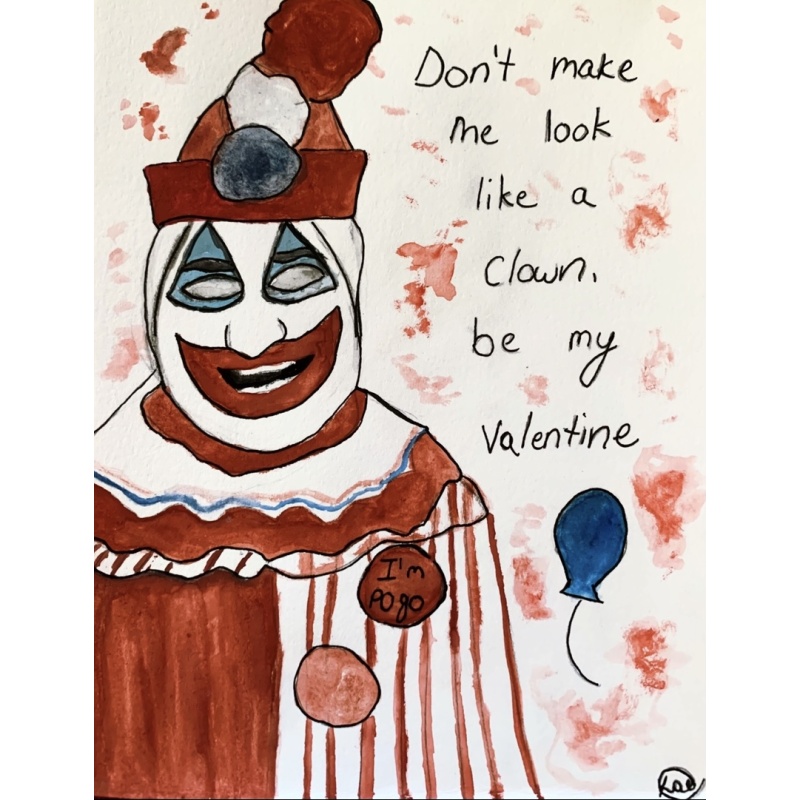 John Wayne Gacy Valentine Art