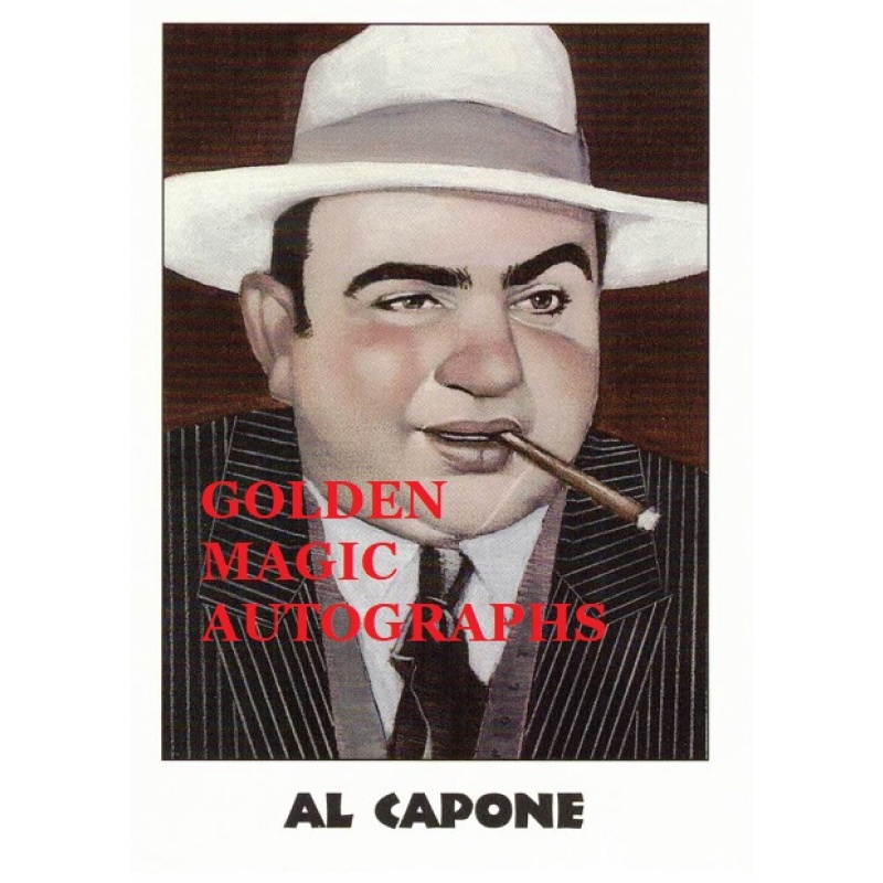 AL CAPONE SERIES 1 TRUE CRIME TRADING CARD; CARD NO. 7