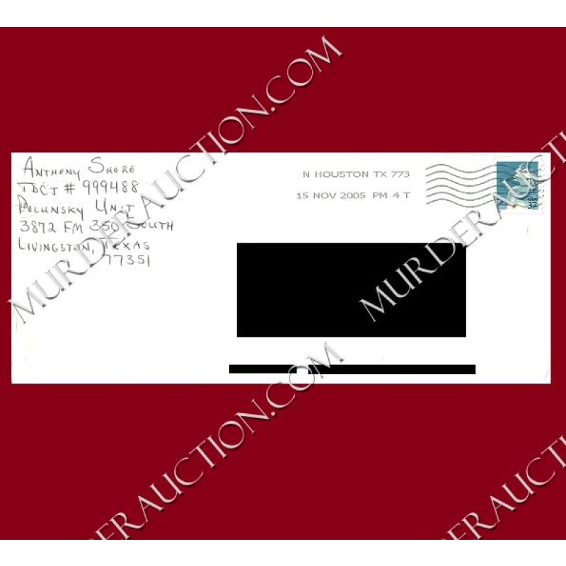 Anthony Shore letter/envelope 11/14/2005 EXECUTED