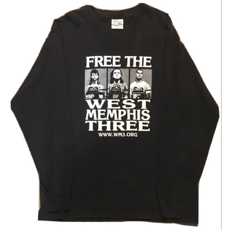 Vintage Free The West Memphis Three Long Sleeve Shirt