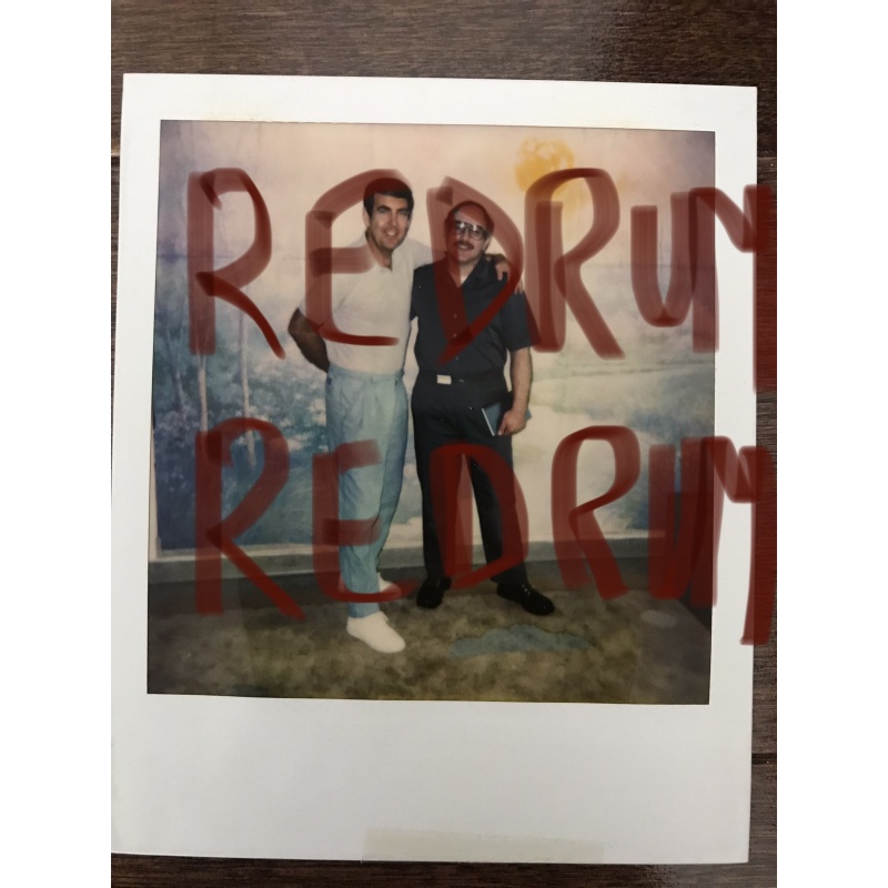 David Berkowitz reproduction of the original prison polaroid