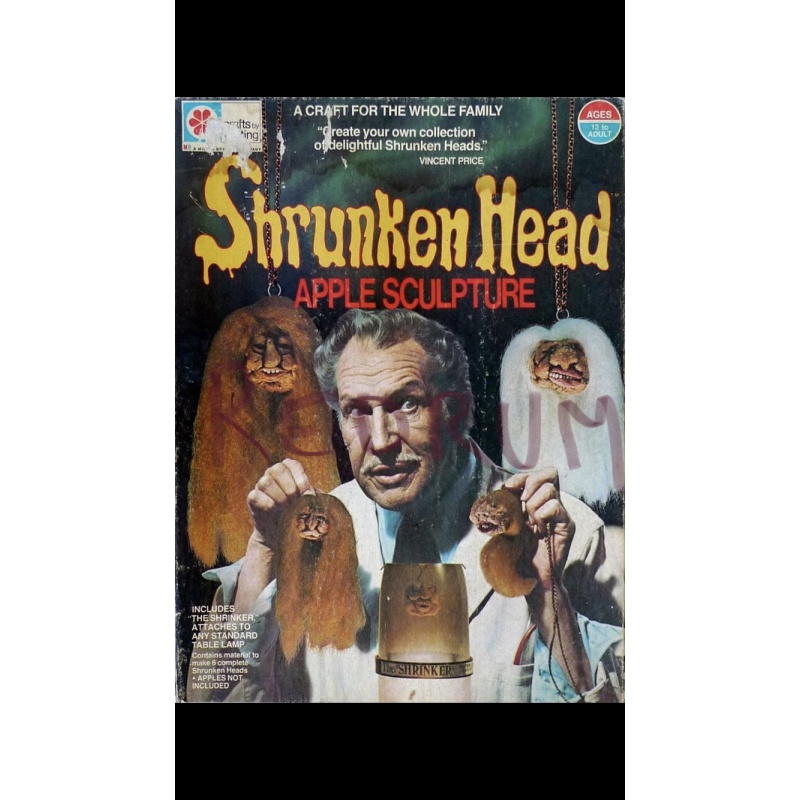 Shrunken head modern 3 x 5 add game photograph