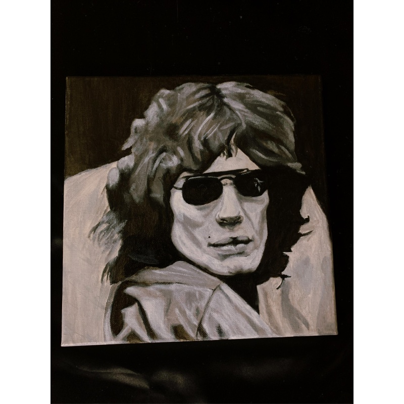 Richard Ramirez Courtroom Acrylic Painting