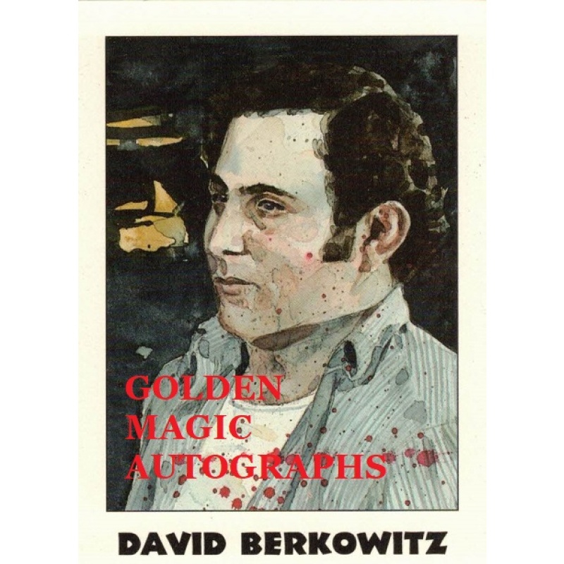 DAVID BERKOWITZ SERIES 2 TRUE CRIME TRADING CARD; CARD NO. 73