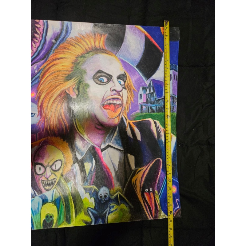 Keith Jesperson Beetlejuice drawing 2024 NEW