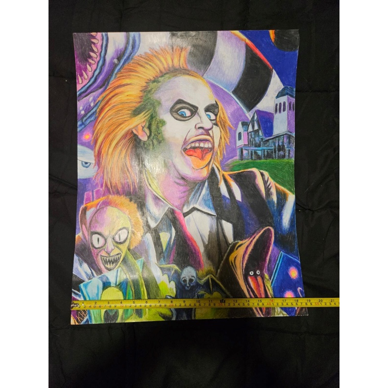 Keith Jesperson Beetlejuice drawing 2024 NEW