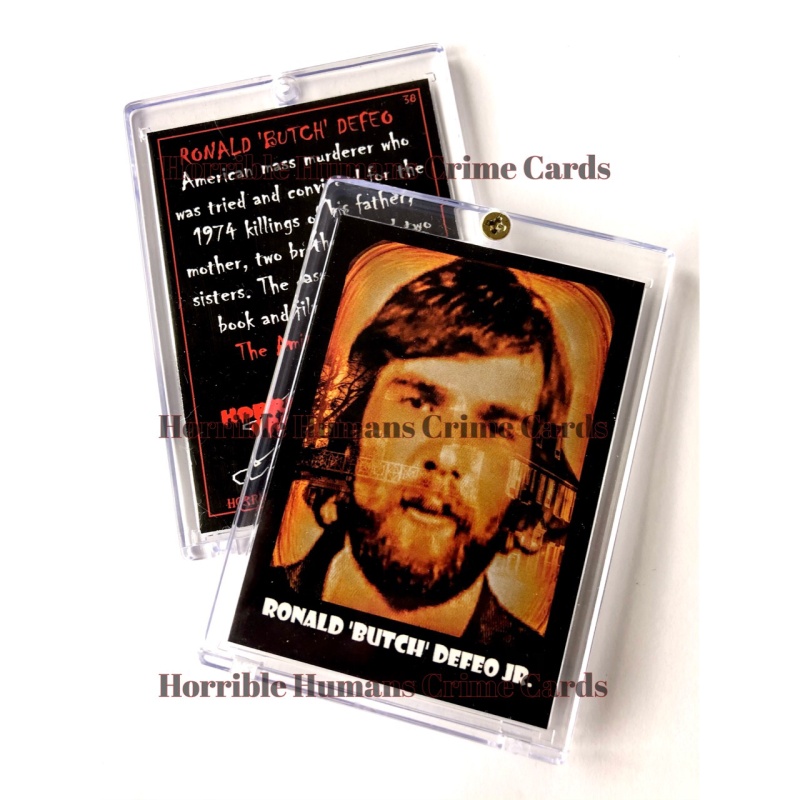 Ronald Defeo Jr. “Amittyville Horror” Horrible Humans Crime Cards Series 3