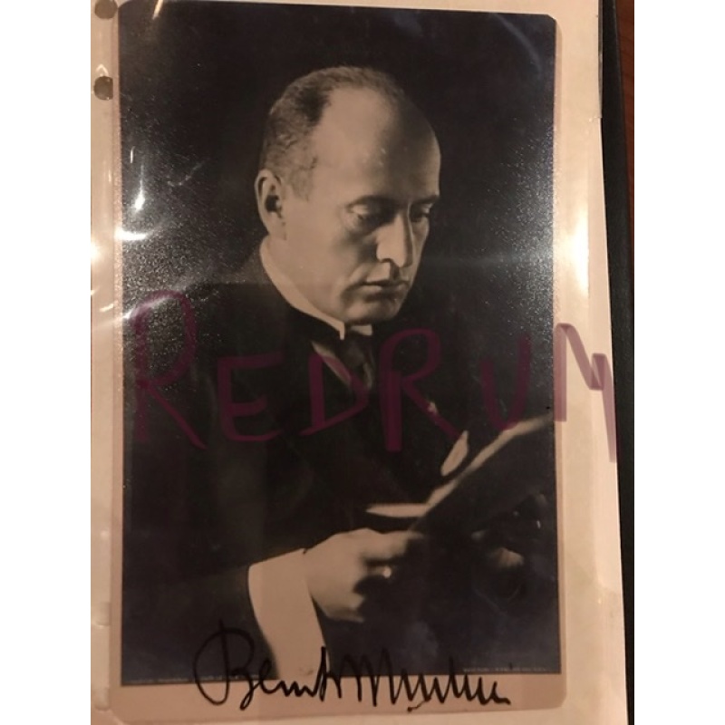 Benito Mussolini 4 x 6 photograph late 1920’s