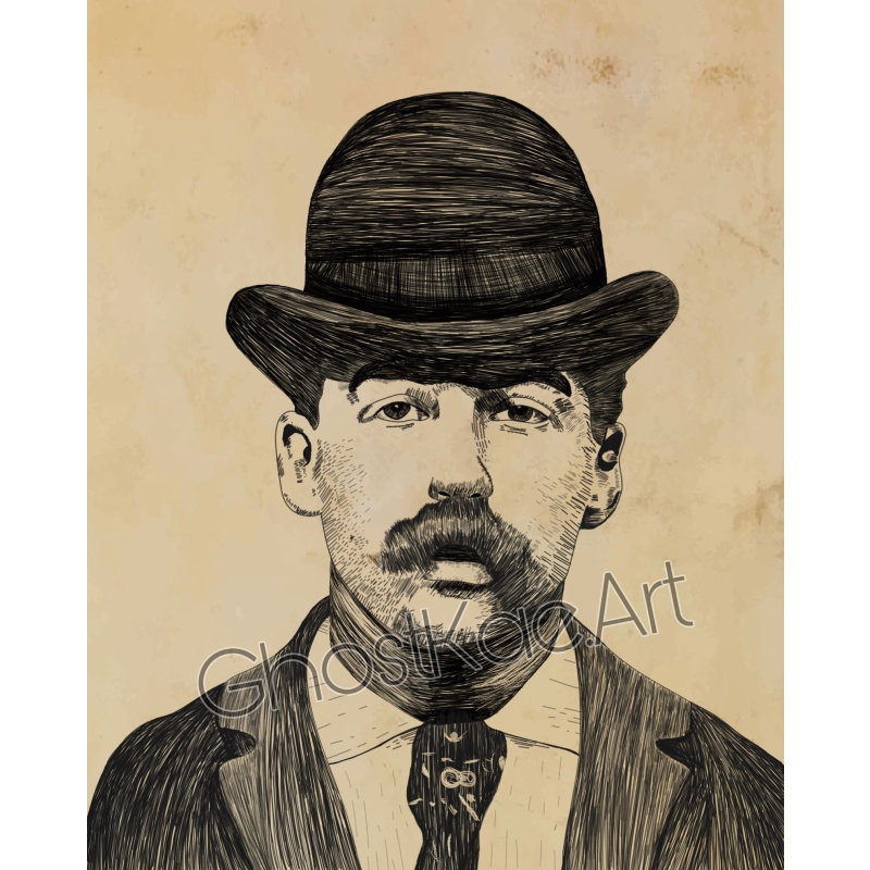 H.H. Holmes Art Print