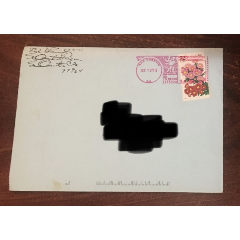 Richard Ramirez Letter & Envelope December 18, 1995