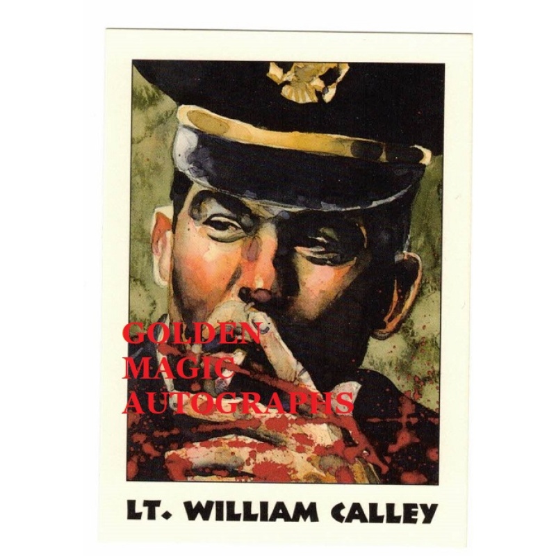 LT. WILLIAM CALLEY TRUE CRIME SERIES 2 TRADING CARD; CARD NO. 107