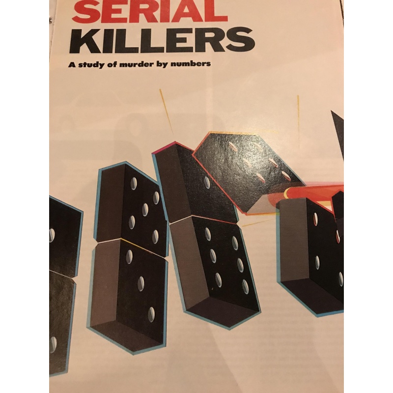 Serial killers a study of murder by numbers 8 pages article from 1970’s