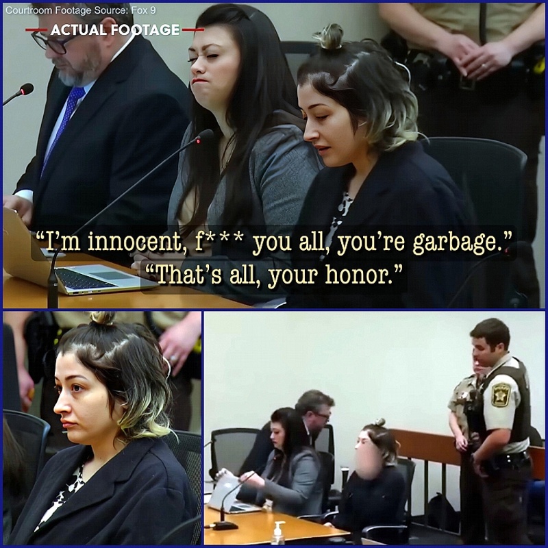 JULISSA ANGELICA GENRICH THALER | A Minnesota Mother Called The Judge “garbage” As She Was Sentenced To Life In Prison Without The Possibility Of Parole Following Her Conviction For Shooting Her Six-Year-Old Son Dead. “I’m innocent. Fuck you all. You’re g