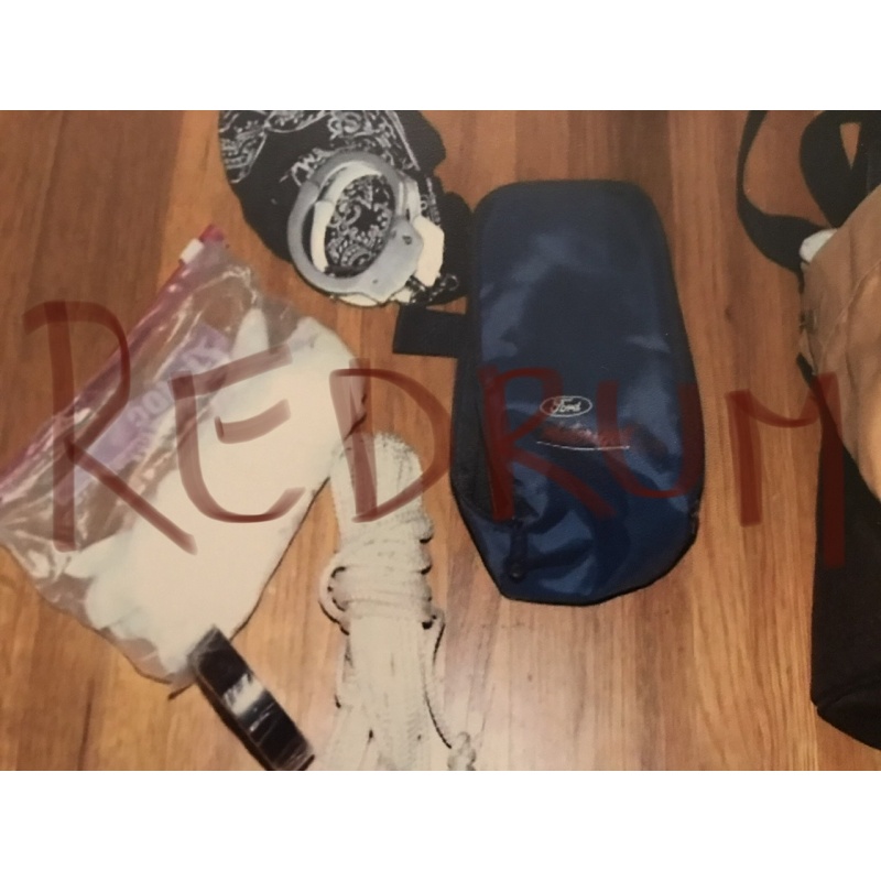 Dennis Rader set of two photographs of his killing kits