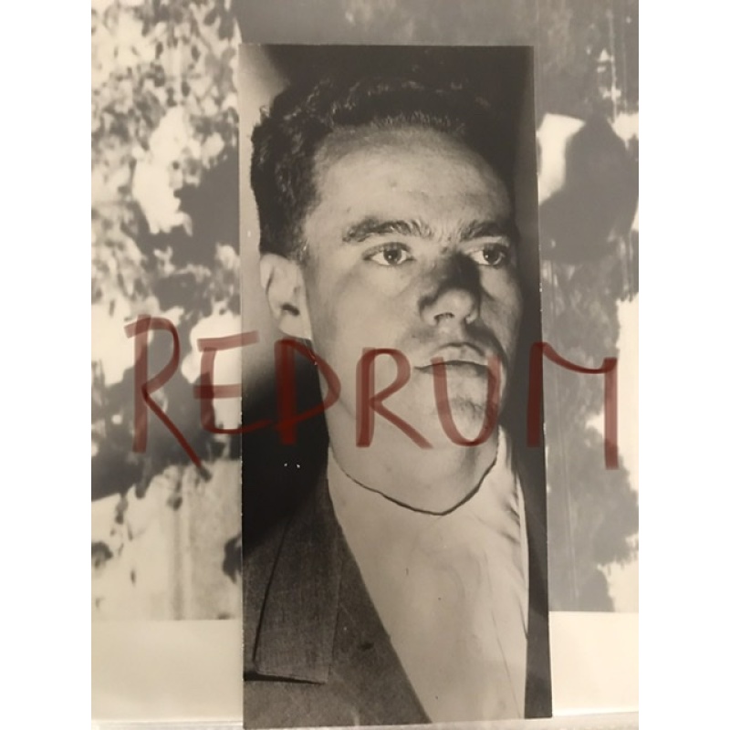 Howard Unruh original press photograph mugshot 1949