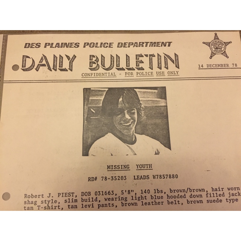 John Wayne Gacy pre-arrest P.D.M contractors 8213 W. Summerdale check signed from December 1978