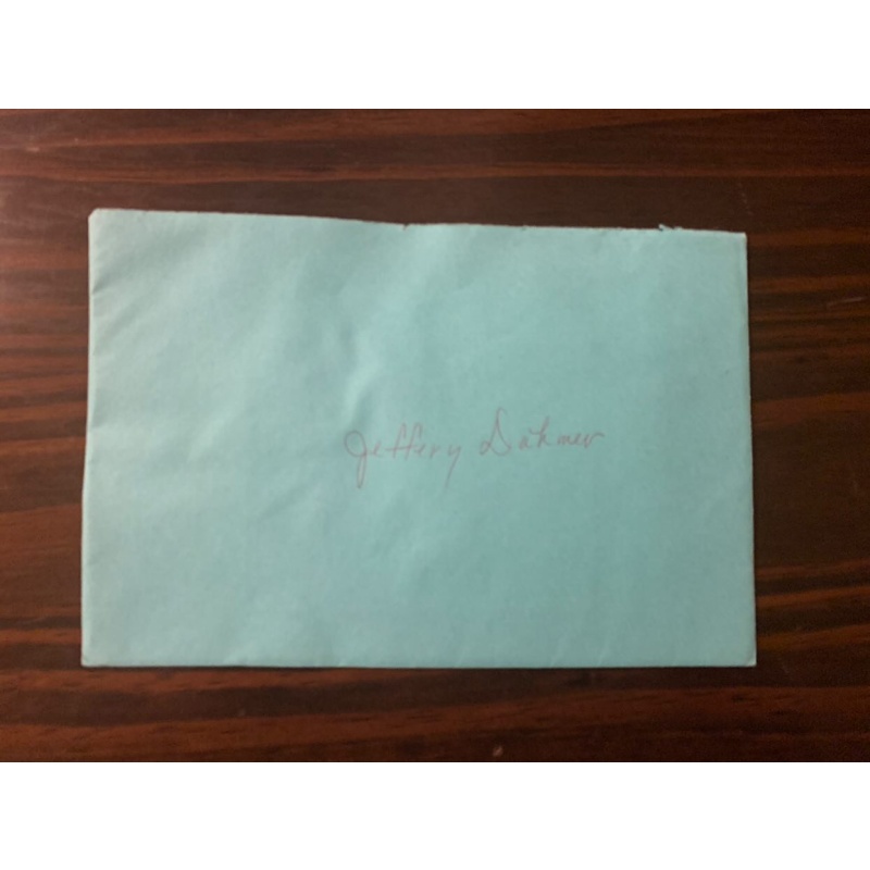 Jeffrey Dahmer (Deceased) Penpal Letter