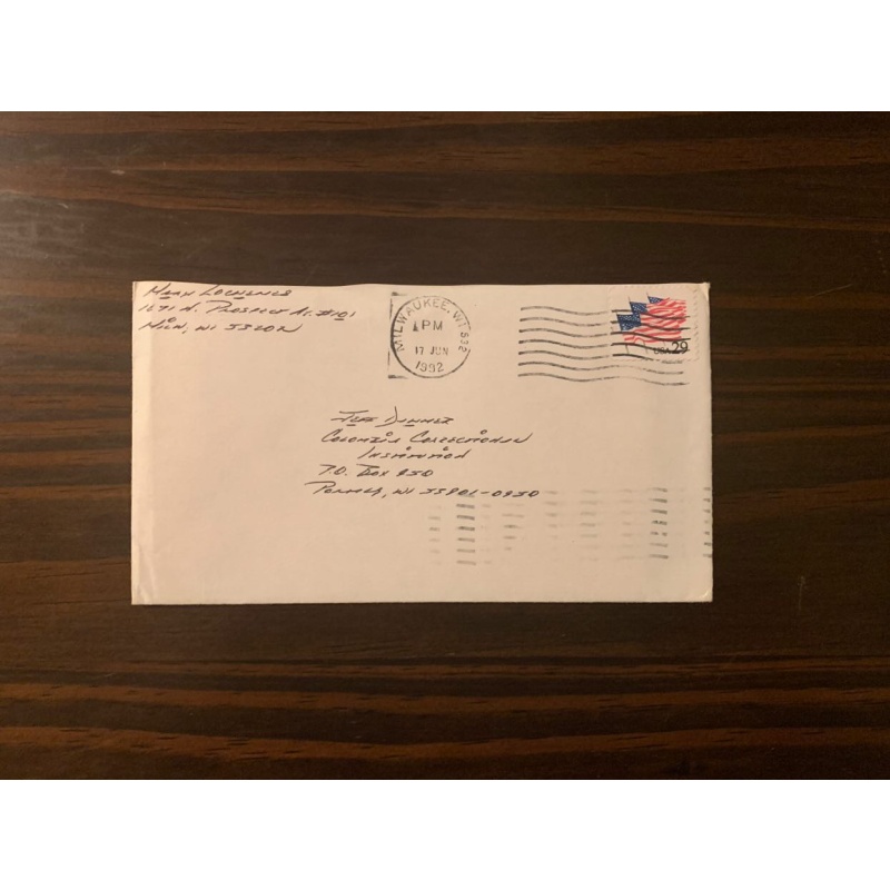 Jeffrey Dahmer (Deceased) Penpal Letter