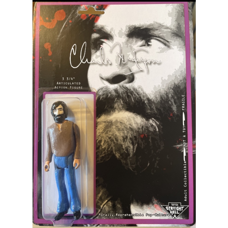 Charles Manson “Hippie” retro 3.75” action figure