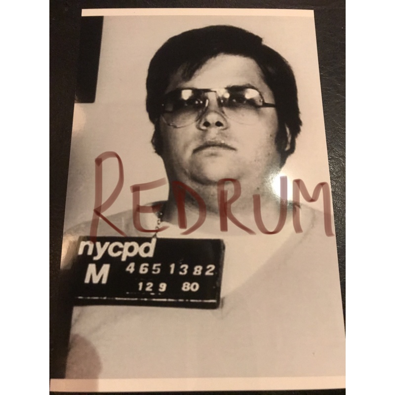 Mark David Chapman NYCPD mugshot with glasses from 1980