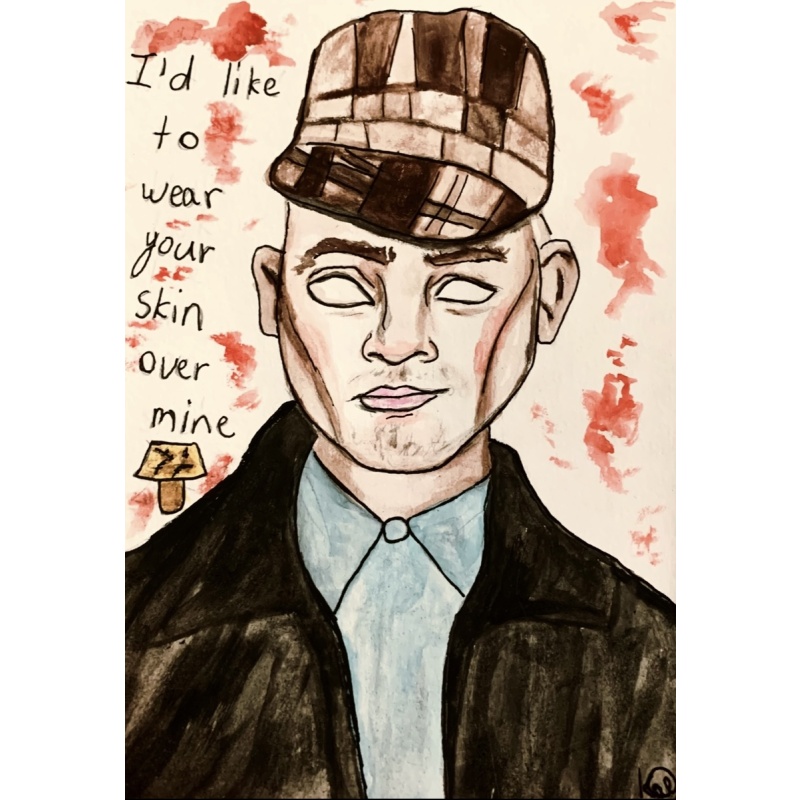 Ed Gein Valentine Art